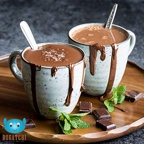 Image of BOGATCHI Drinking Keto Chocolate , Single Origin and Natural , Vegan -Raw - No Sugar- Gluten Free- Dark Unsweetened Drinking Cocoa Powder, 200g , Free Measuring Spoon