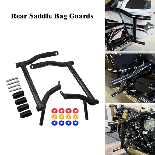 Crash bars de sacoche arrière pour moto Touring et Street Glide