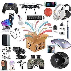 Elektronische verrassingsdoos, willekeurige geluksdozen, mysterieus item, zoals drones, Bluetooth-luidsprekers…