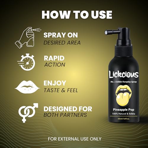 Image of Pineapple Pop Oral Spray for Couples | Edible Water-Based Flavoured Spray | 100% Vegan, Dermatologically & Clinically Tested | Made in India | 50 ml