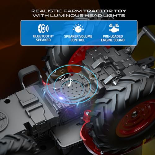 Image of Mahindra OJA RC Tractor Toy for Kids | Remote Controlled Truck | Type-C USB Rechargeable | Originally Licensed Model Vehicle | Gift for Boys & Girls 3+ Years