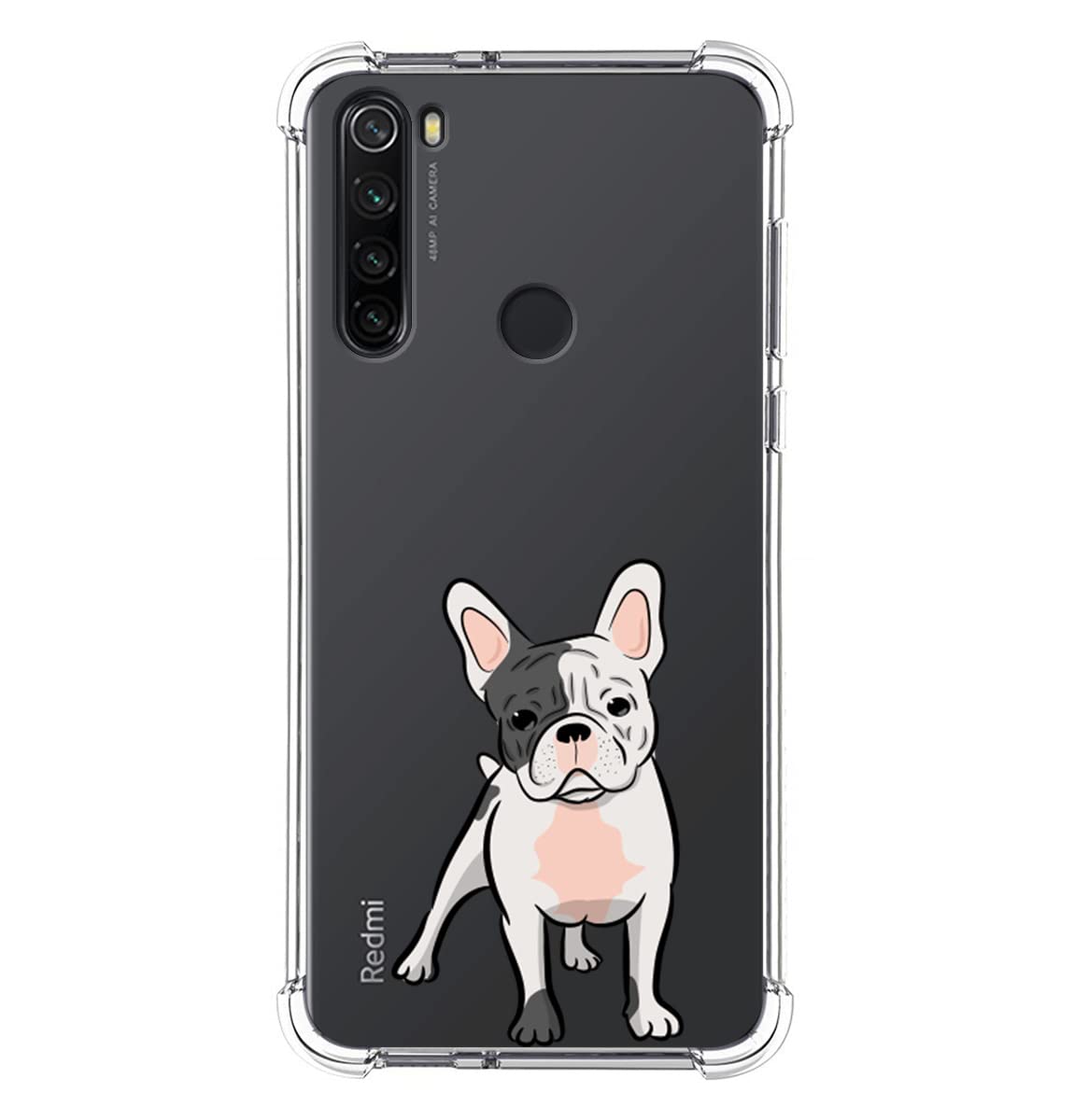 Pnakqil Cover Xiaomi Redmi Note 8T Nero Silicone con Motivo Custodia Disegno Morbido Case Ultra Sottile Antiurto Gel TPU Cover di Protezione Flessibile Bumper Cover per Xiaomi Redmi Note8T, Gatto
