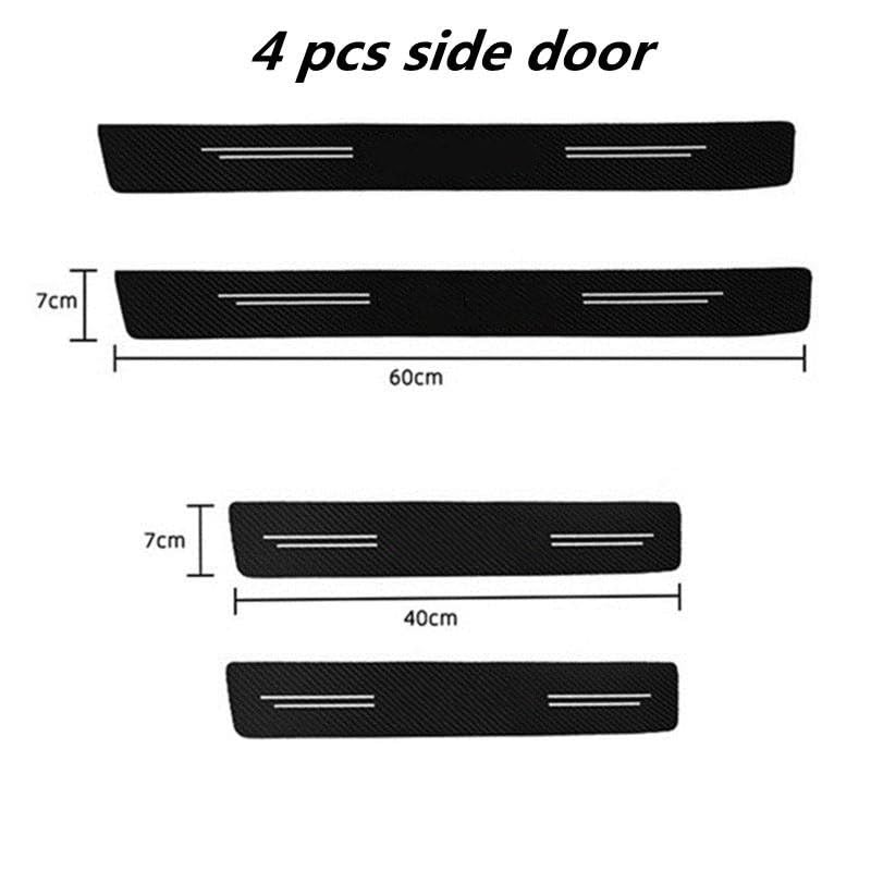 Protection Bas De Porte Auto Protections De Seuil En Fibre Carbone