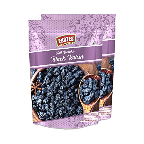Image of Fresh Exotes (Black Raisins /Kishmish, 500G (2X250Gm))