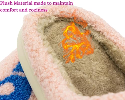 Smiley Face Slippers for Women Soft Plush Lightweight Cozy Indoor and Outdoor Slippers Slip-on House slippers, Slippers for Men Slip-on Anti-Skid Sole Smiley Slippers for girls Cute and Cumfy4