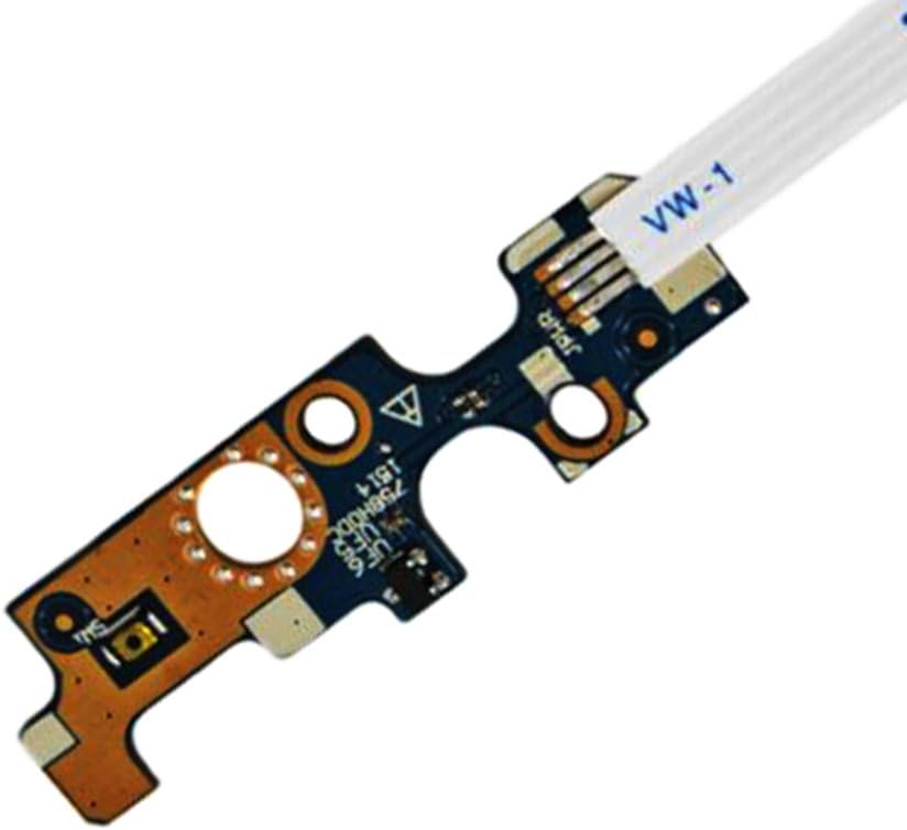 Rangale Power Button Switch Board with Cable for Dell Inspiron 5000 Series 15 15.6" 5555 5551 5558 Vostro 3458 3558 P51F 94MFG 10W9N 14-5455 14-5458 LS-B844P