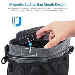 Amir Dog Treat Pouch for Training Dog Food Bag with Removable Inner Pocket Dog Treat Bag Magnetic Closure Adjustable Training Belt Bags 2 Zip Pockets Food Bag for Puppy Training  Cucciolini Doodles Amir dog treat pouch for training dog food bag with removable inner pocket dog treat bag magnetic closure adjustable training belt bags 2 zip pockets food bag for puppy training   cucciolini doodles