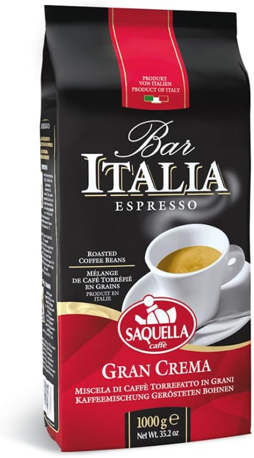 Bar Italia Espresso Gran Crema beans 1Kg