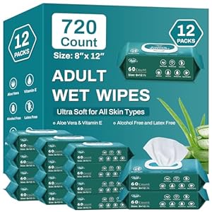 720 Count (12 Packs of 60) Wipes fo...