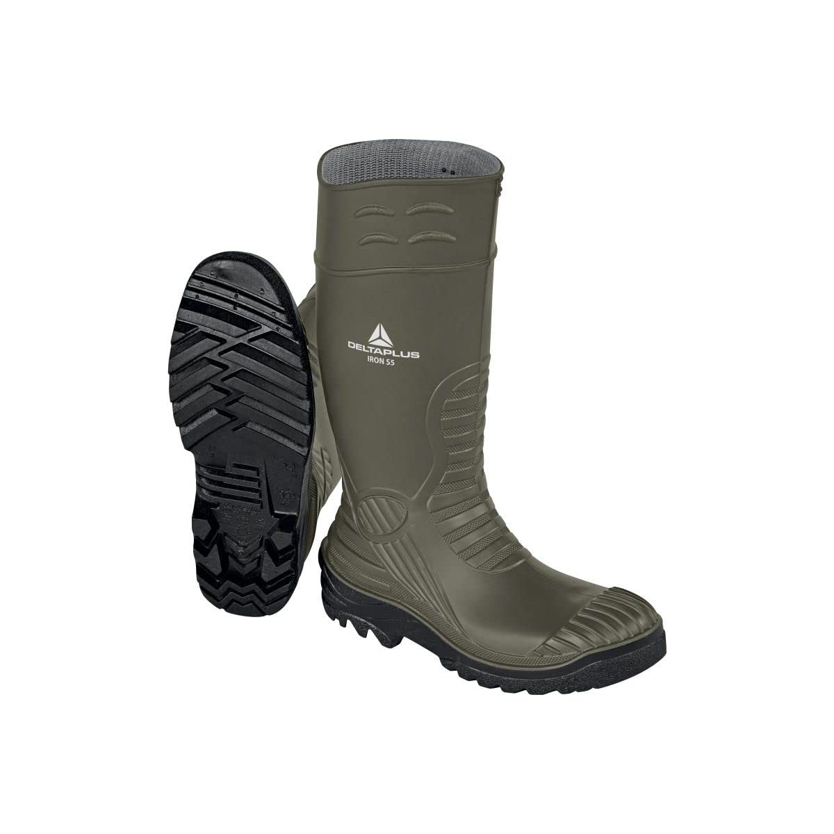 Delta Plus Mixte Iron S5 SRC Bottes de Sécurité en Caoutchouc Construction