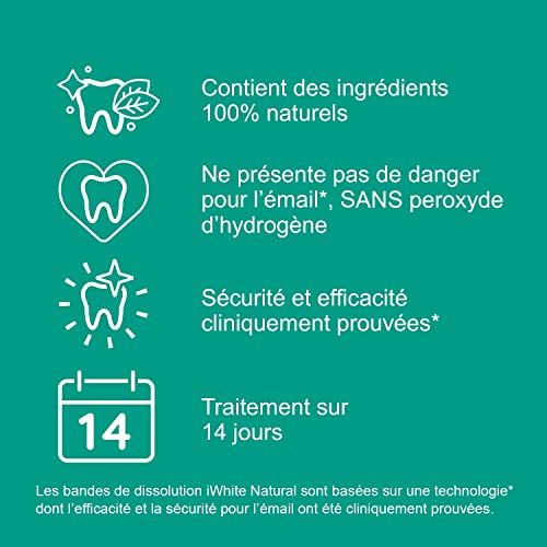 Bandes de blanchiment iWhite pour dents ternes la solution douce sans peroxyde - 3