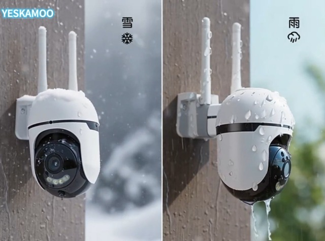 Amazon.co.jp: 【500万画素・360°自動追跡】 YESKAMOO 防犯カメラ 屋外