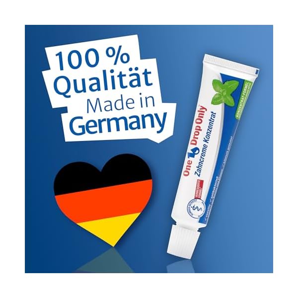One Drop Only® - Zahncreme Konzentrat + Gratis-Artikel ON TOP/konzentrierte & medizinische Zahnpasta in kleinen Tuben zur medizinischen Mundhygiene/perfekte Reise Zahncreme – Bild 3