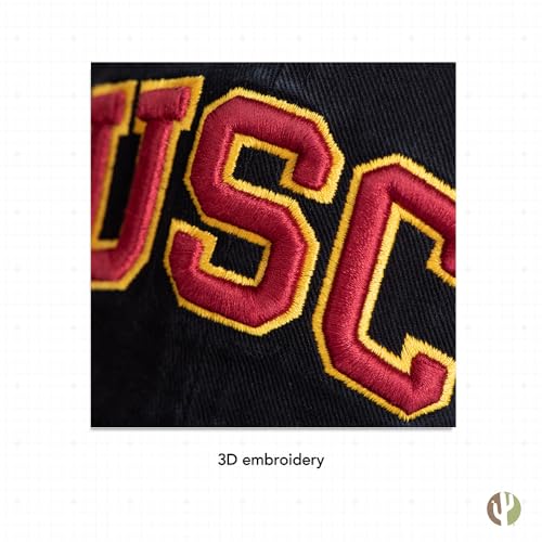 Gorra Deportiva USC Baseball Ajustable Negra miniatura 5