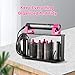 Foho Storage Holder Compatible for Dyson Airwrap Styler, 8-Holes Countertop Bracket Organizer Stand Storage Rack for Hair Curling Iron Wand Barrels Brushes Diffuser Nozzles for Home/Bedroom/Bathroom