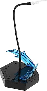 Milisten de Hueso de Serpiente Soporte de Juguete Figura de pie visualización de Figuras de acción Soporte para muñecas de Interior Soporte para muñecas con Efecto el plastico Azul