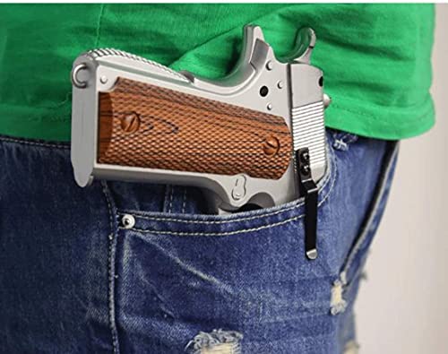 Universal Gun Clip Holster For Semi-Automatic Handguns Ambidextrous Concealed Gun Belt Clip (Upgrade) #TOP6