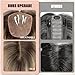 starluck Hair Toppers for Women Real Human Hair, 5