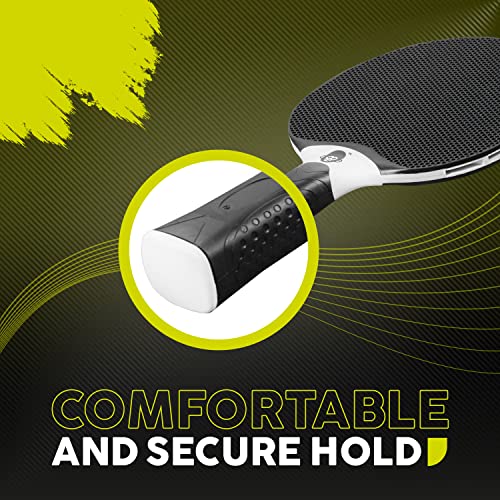 Bonoboo 2 X Charcool Ping Pong Paddle | High Performance Shockproof Ping Pong Racket | Black Ping Pong Paddles For Advanced Or Casual Use | Flexible Waterproof Table Tennis Racket #TOP7