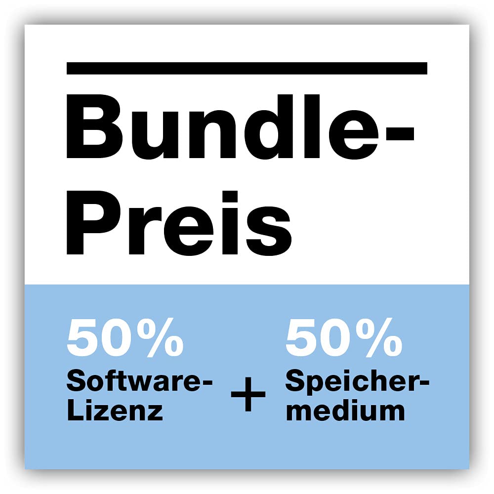 Waxar EasyImage-500 Bundle, High-End Backup Software inklusive Speicher 512GB, läuft sofort ohne Installation, kompatibel mit Windows | Mac | Linux, PC-Edition, 1 Gerät, 1 Year Subscription, DE