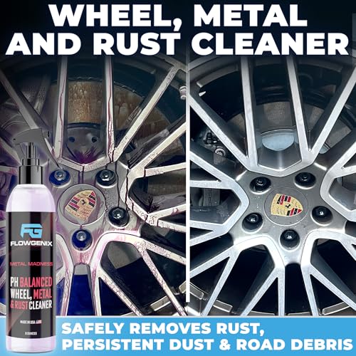 Image of Grand Slam 5-Pack - Waterless Car Wash Detailing Spray, Tire Shine Gel, Scratch Remover, Wheel Metal Rust Cleaner, Interior Cleaner & Protector, 2 Microfiber Towels