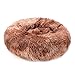 PETCUTE Cuccia per Cane Letto per Gatto da Interno Rotondo Lavabile Letto Peluche Morbido Animale Domestico Taglia Piccola Medio Grande