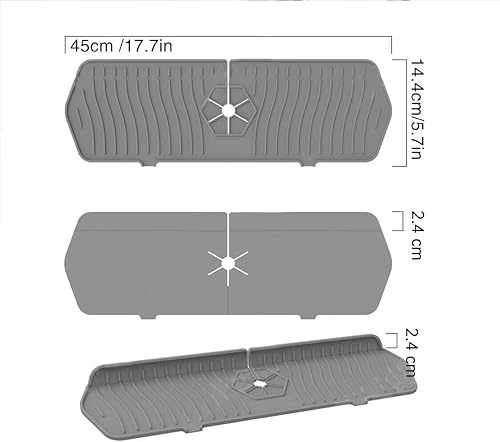 Miniatura 10 de Almohadilla de silicona para grifo, mango de grifo de silicona, accesorios para fregadero de cocina, baño, encimera de agua, cubierta contra