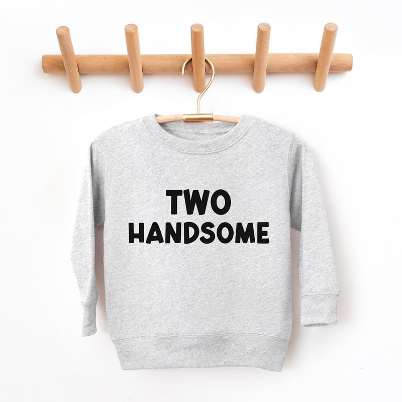 Bump and Beyond Designs 2nd Birthday Boy Shirt Two Handsome Sweatshirt2