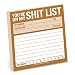Knock Knock 12427 Shit List Sticky Notes