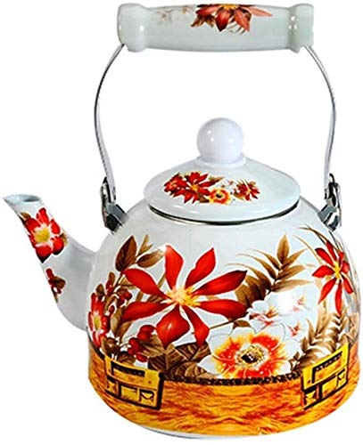 Teapot émail 2l SHISHI bouilloire induction et gaz ménage