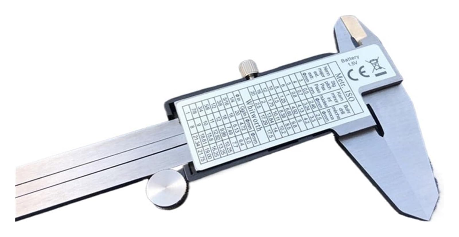Messschieber mit Uhr, elektronischer digitaler, Kunststoffgehäuse, Edelstahl, 051 Typ 0-150-200-300,1210