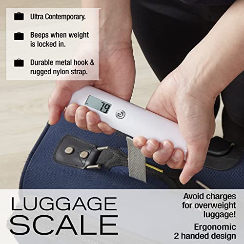 Taylor Ultra Light Digital Luggage Scale, White, Universal3