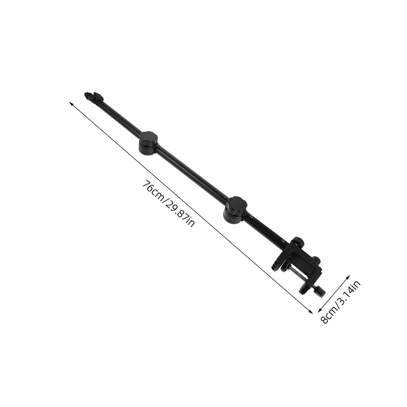 Beavorty Soporte de Micrófono con Brazo Articulado Flexible para Escritorio Material de Metal y Plástico, Soporte Resistente para Grabar Videos y Trabajo en Escritorio
