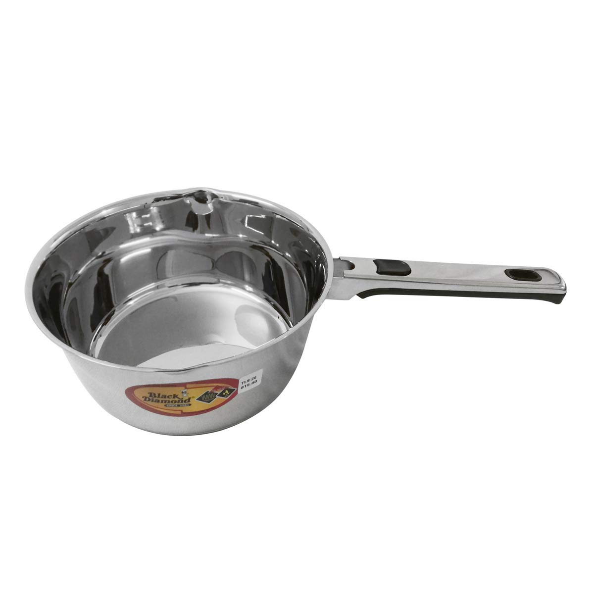 Ss Deluxe Taper Two Lip Induction Base Sauce Pan - 2 Litre