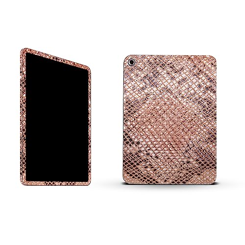 Image of MightySkins Carbon Fiber Skin Compatible with Apple iPad 10.9 inch 10th Gen (2022) Full Wrap Kit - Rattler Back | Protective, Durable Textured Carbon Fiber Finish | Easy to Apply | Made in The USA