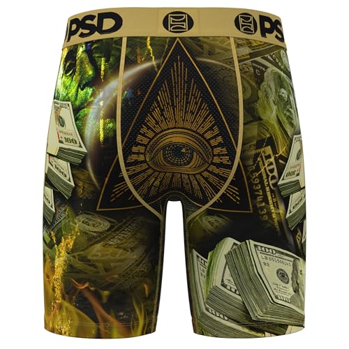 PSD Men's Golden Industry Boxer Brief, Multi, XL4
