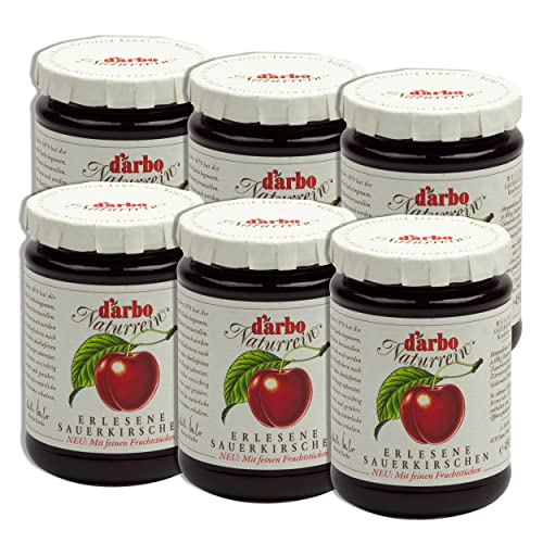 Food-United KONFITÜRE EXTRA Sauerkirsche Weichsel 2x 450g Glas von DARBO Naturrein fruchtiger fruit spread passend für Weichsel-Füllungen Morelle-Gebäck Kirschkuchen Frühstück (2)
