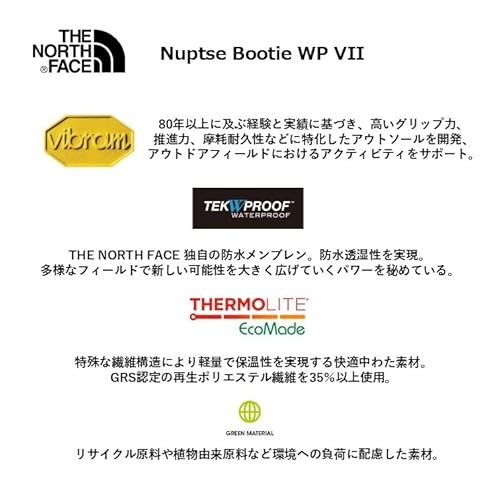 THENORTHFACE（ザ・ノース・フェイス）『ヌプシブーティウォータープルーフ』（NF52272P