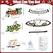 TERRAMUS Christmas Train Set - Hanging Train Toys with Smoke Light & Sound for Boys Girls,Train Set Around Under The Christmas Tree with Steam,Carriages Tracks for 3-12 Years Old Kids Decoration Gift