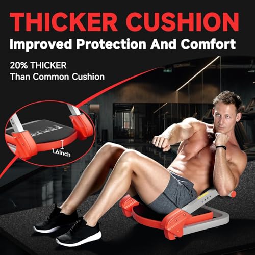 Image of Abdominal Workout Equipment for Home Gym | Crunch Sit-Up Machine with 4-Level Resistance & Automatic Rebound | Foldable Core Trainer for Belly Fat Loss & Full-Body Workout - 350 lbs Capacity