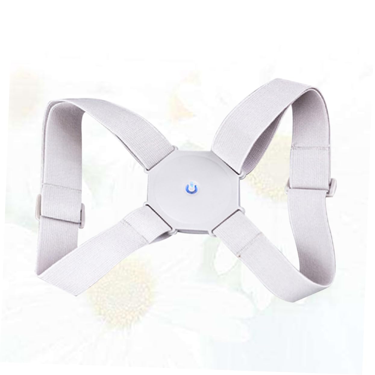 GALPADA Usb Upper Back Brace for Posture Adjustable Breathable Shoulder Support Rechargeable Humpback for Men Women Boy Girl Comfortable Ergonomic Design Grey Average