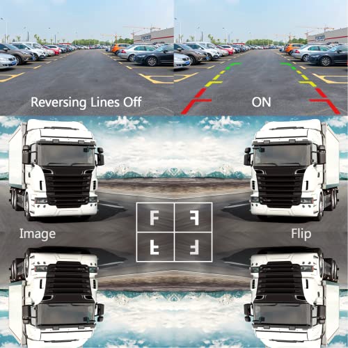 Hodozzy Digital Wireless Reversing Camera -7 Inch IPS Monitor AHD 2 Cameras Video Recording with SD Card - Image 3