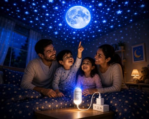 Generic Galaxy Mini Star Projector Night Lamp - Image 4
