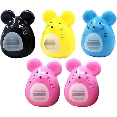 Amazon Nuolux 鉛筆削り 可愛い ネズミ 鉛筆削り ミニ削り 文房具用品 ホーム オフィス 学校 学生用 ランダムカラー 5個 鉛筆削り 文房具 オフィス用品