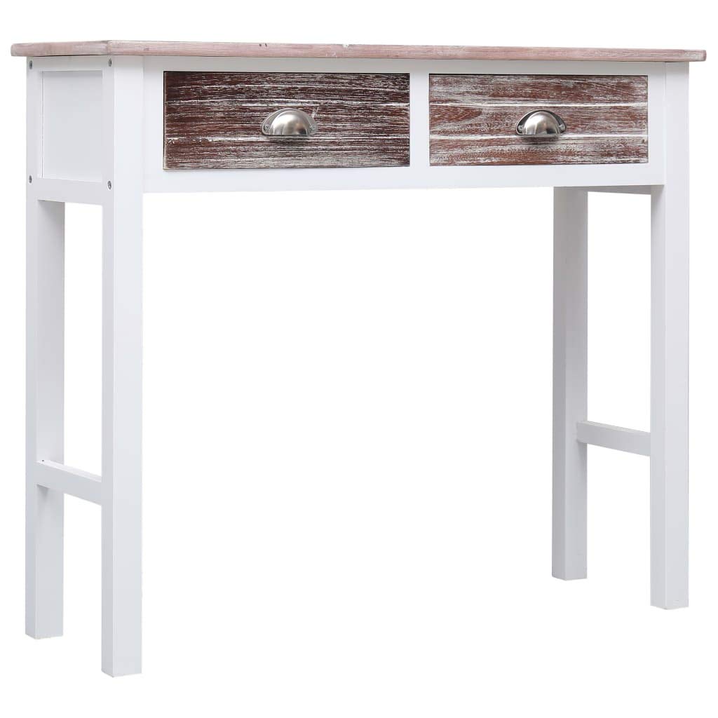 Homgoday Mesa Consola de Madera marrón 90x30x77 cm Mesas auxiliares de salón,Mesa Consola Recibidor Mueble de Entrada Estrecha Clásica
