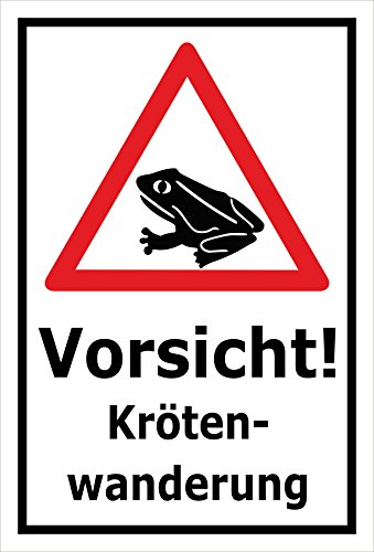 Melis-Folienwerkstatt Schild Kröten-Wanderung - 30x20cm - 3mm Aluverbund – 20 VAR S00359-101-A Melis-Folienwerkstatt Schild Kröten-Wanderung - 30x20cm - 3mm Aluverbund – 20 VAR S00359-101-A