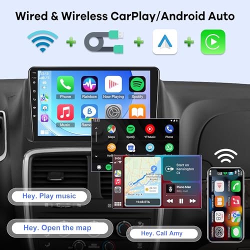 [2G+64G] Radio para Dodge Grand Caravan 2011-2020 / Chrysler Town & Country 2012-2016, Android con Pantalla Táctil miniatura 5