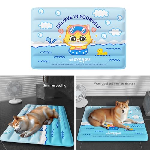 Tapis de refroidissement petit chien chat nomade matelas fraîcheur voiture lit - 3