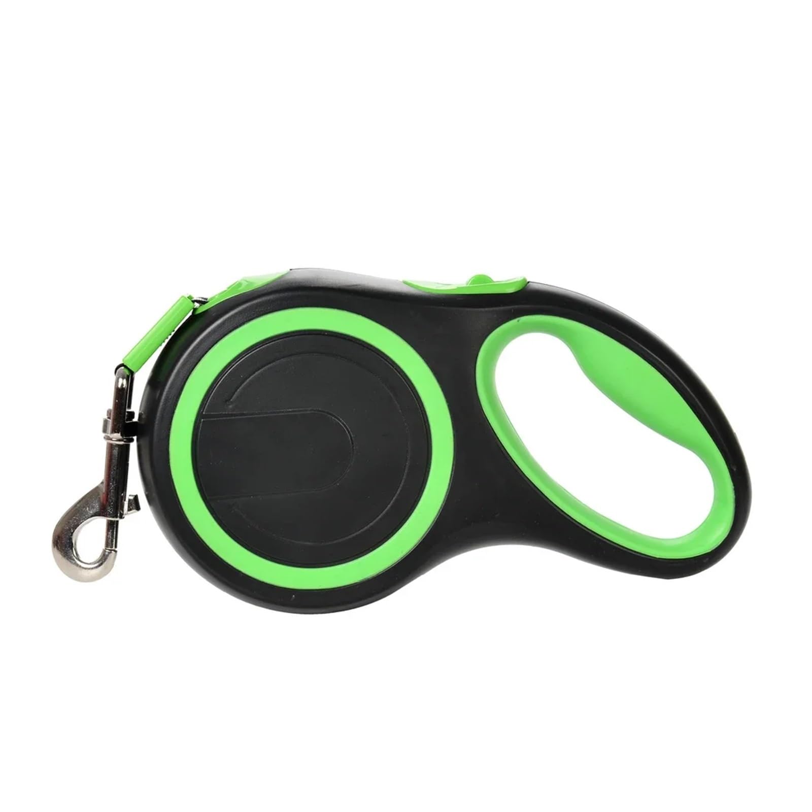 Guinzaglio retrattile for cani da 3 m, 5 e 50 kg, collare Roulette for piccoli grandi accessori, regolabile, durevole, for passeggiate ed escursioni(Green,5m - 50 kg)