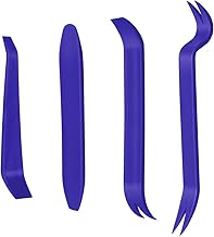 flintronic 4pcs Car Trim Removal Tool Hard Plastic Tools Professional Car Disassembly Installation Tool Kit for Car Radio Audio Dashboard Installer Pry Tool